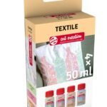 ΧΡΩΜΑΤΑ ΓΙΑ ΥΦΑΣΜΑ TEXTILE  ΣΕΤ 4Χ50ML PASTEL