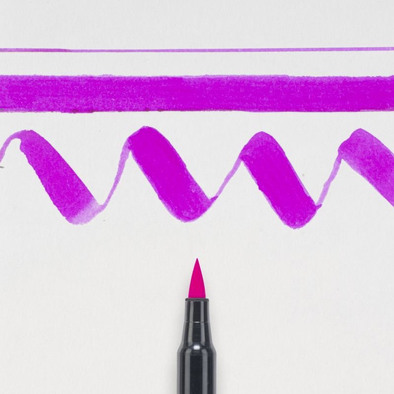 ΜΑΡΚΑΔΟΡΟΣ BRUSH PEN ΡΟΖ SAKURA KOI COLOUR