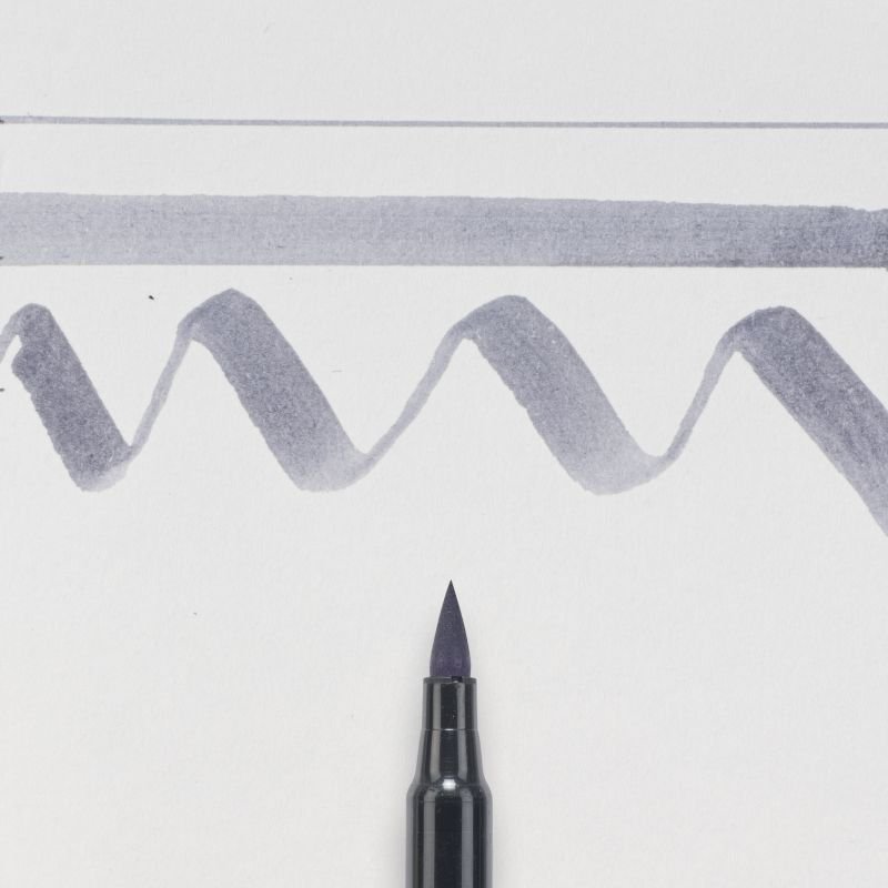 59104-1 ΜΑΡΚΑΔΟΡΟΣ BRUSH PEN COOL GRAY SAKURA KOI COLOUR (ΣΥΣΚ-12ΤΕΜ) - Image 1