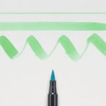 ΜΑΡΚΑΔΟΡΟΣ BRUSH PEN PEACOCK GREEN SAKURA KOI COLOUR (ΣΥΣΚ-12ΤΕΜ)