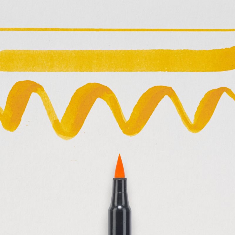 ΜΑΡΚΑΔΟΡΟΣ BRUSH PEN DEEP YELLOW SAKURA KOI COLOUR