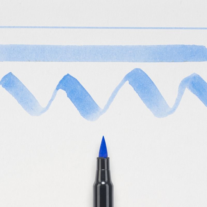 59137-1 ΜΑΡΚΑΔΟΡΟΣ BRUSH PEN LIGHT SKY BLUE SAKURA KOI COLOUR (ΣΥΣΚ-12ΤΕΜ) - Image 1