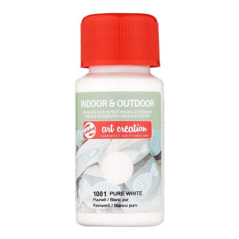 59170-1 ΧΡΩΜΑ ΚΙΜΩΛΙΑΣ IN/OUT A/C 50ML 1001 PURE WHITE (ΣΥΣΚ-4ΤΕΜ) - Image 1