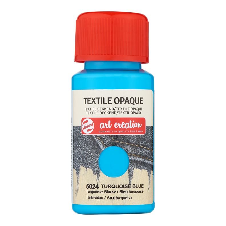 59293-1 ΧΡΩΜΑ ΥΦΑΣΜΑΤΟΣ OPAQUE ART CREATION 50ML 5024 TURQ.BLUE (ΣΥΣΚ-4ΤΕΜ) - Image 1