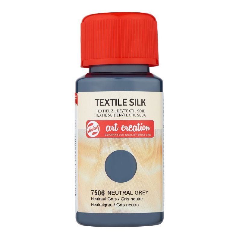 59313-1 ΧΡΩΜΑ ΥΦΑΣΜΑΤΟΣ SILK ART CREATION 50ml 7506 Neutral Grey (ΣΥΣΚ-4ΤΕΜ) - Image 1