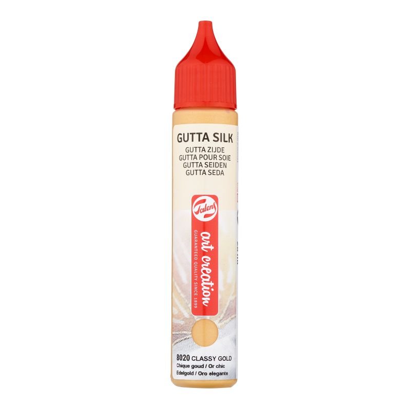 59318-1 ΠΕΡΙΓΡΑΜΜΑ TEXTILE GUTTA SILK 28ml CLASSY GOLD ART CREATION TALENS - Image 1