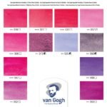 WATERCOLOUR POCKET BOX VAN GOGH ΣΕ ΠΑΣΤΙΛΙΕΣ 12ΤΕΜ Pinks & Violets - Image 2