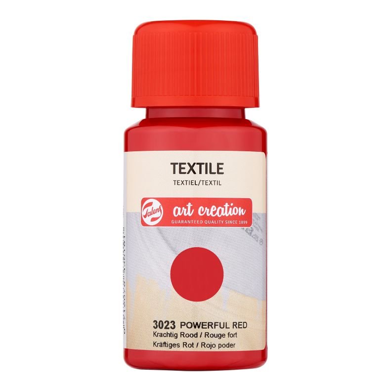 59340-1 ΧΡΩΜΑ ΥΦΑΣΜΑΤΟΣ ART CREATION 50ML POWERFUL RED (ΣΥΣΚ-4ΤΕΜ) - Image 1
