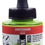 ΜΕΛΑΝΙ INK AMSTERDAM 30ml 617 YELLOWISH GREEN (ΣΥΣ-3TEM)