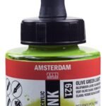 ΜΕΛΑΝΙ INK AMSTERDAM 30ml 621 OLIVE GREEN LIGHT (ΣΥΣΚ-3TEM)