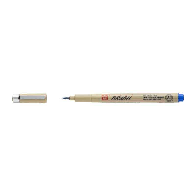 59644-1 ΜΑΡΚΑΔΟΡΟΣ ΠΙΝΕΛΟ PIGMA BRUSH ΜΠΛΕ (ΣΥΣΚ-12ΤΕΜ) - Image 1