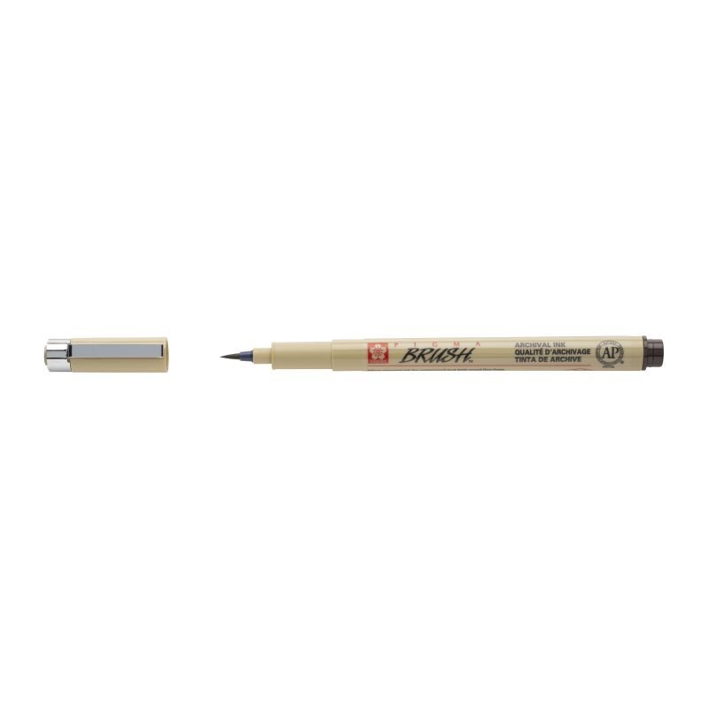 59648-1 ΜΑΡΚΑΔΟΡΟΣ BRUSH PEN ΚΑΦΕ PIGMA (ΣΥΣΚ-12ΤΕΜ) - Image 1