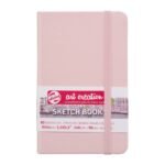 ΜΠΛΟΚ ΣΧΕΔΙΟΥ 9x14 Pastel Pink ΜΕ ΛΑΣΤΙΧΟ ART CREATION 140g 80ΦΥΛΛΑ