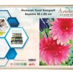 ΚΑΜΒΑΣ ΖΩΓΡΑΦΙΚΗΣ ΜΕ ΑΡΙΘΜΗΣΗ 35Χ50CM "ΛΟΥΛΟΥΔΙ" ΜΑΖΙ ΜΕ ΑΚΡΥΛΙΚΑ ΧΡΩΜΑΤΑ, ΠΙΝΕΛΑ ΚΑΙ ΠΑΛΕΤΑ