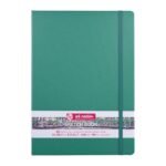 ΜΠΛΟΚ ΣΧΕΔΙΟΥ 21x30 Forest Green ΜΕ ΛΑΣΤΙΧΟ ART CREATION 140g 80 ΦΥΛΛΑ
