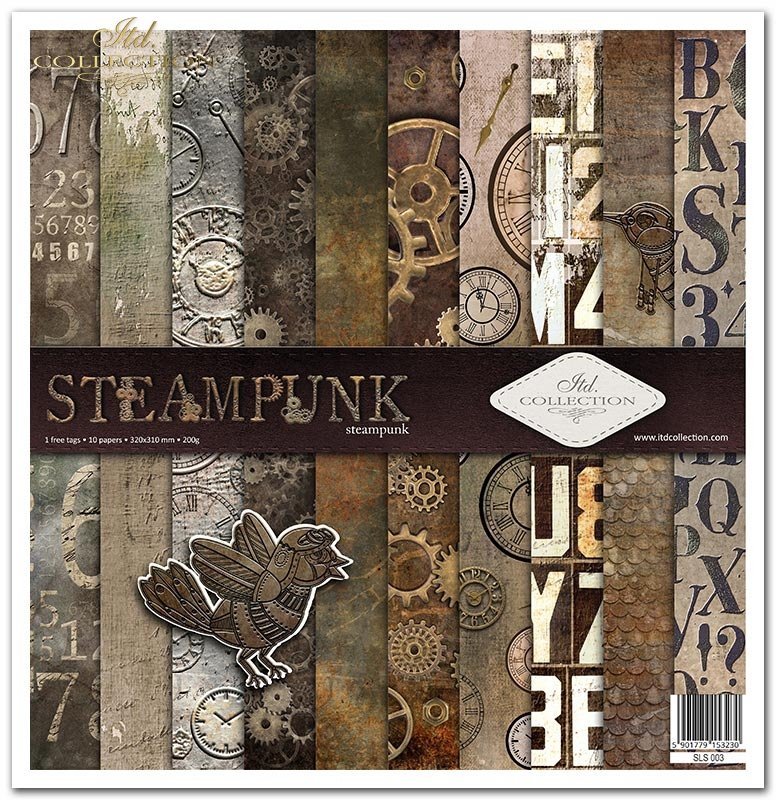 ΧΑΡΤΙ SCRAPBOOKING 200G 320X310MM 10TEM