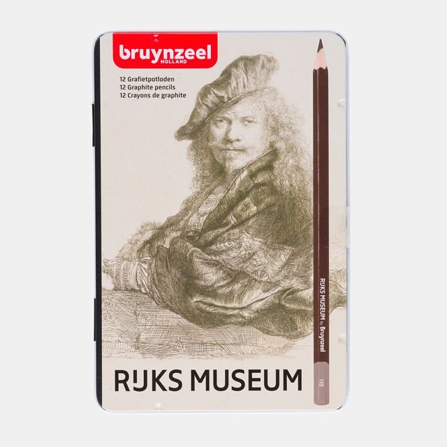 ΣΕΤ ΜΟΛΥΒΙA ΣΕ ΜΕΤΑΛΛΙΚΗ ΚΑΣΕΤΙΝΑ REMBRANDT VAN RIJN | 12 ΤΕΜ