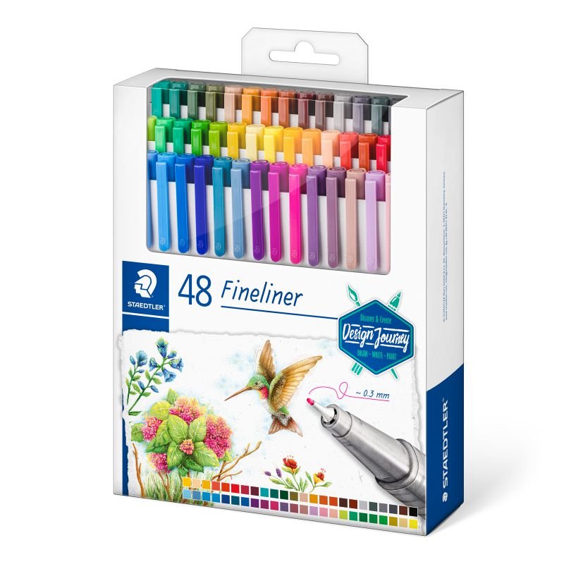 ΣΕΤ ΜΑΡΚΑΔΟΡΟΙ ΤΡΙΓΩΝΙΚΟΙ TRIPLUS FINELINER STAEDTLER 334 C48-C 48ΤΕΜ