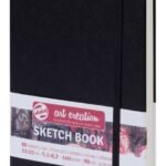 ΜΠΛΟΚ ΣΧΕΔΙΟΥ 13x21 Black ΜΕ ΛΑΣΤΙΧΟ ART CREATION 140g 80 ΦΥΛΛΑ