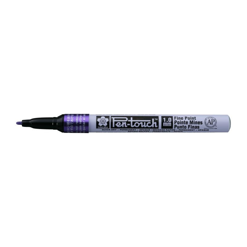 61548-1 ΜΑΡΚΑΔΟΡΟΙ PEN-TOUCH ΜΩΒ FINE 1.0mm (ΣΥΣΚ-12ΤΕΜ) - Image 1