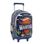 ΤΣΑΝΤΑ ΤΡΟΛΕΪ  ΔΗΜΟΤΙΚΟΥ "WANTED" GLOW IN THE DARK 3 ΘΗΚΕΣ MUST