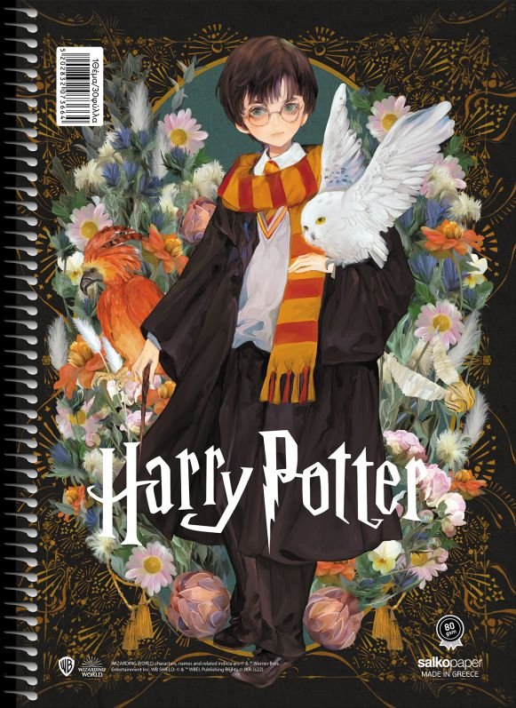 ΤΕΤΡΑΔΙΟ ΣΠΙΡΑΛ "HARRY POTTER-DEATHLY HALLOWS V.2" 21x29/240ΣΕΛ-4 ΘΕΜΑΤΑ