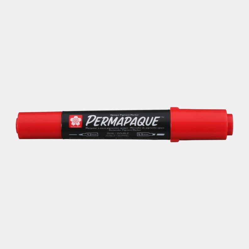 ΜΑΡΚΑΔΟΡΟΣ PERMAPAQUE ΔΙΠΛΗ ΜΥΤΗ Red