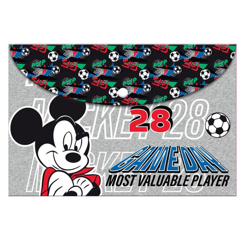 62131-1 ΦΑΚΕΛΟΣ ΚΟΥΜΠΙ Α4 MICKEY (ΣΥΣΚ.-10TEM) - Image 1