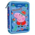 ΣΧΟΛΙΚΗ ΚΑΣΕΤΙΝΑ ΔΙΠΛΗ ΓΕΜΑΤΗ "GEORGE PIG MUDPIES" MUST
