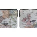 ΘΗΚΗ IPAD ΚΑΜΒΑΣ 36Χ2Χ28 WORLD MAP 2ΣΧΕΔΙΑ