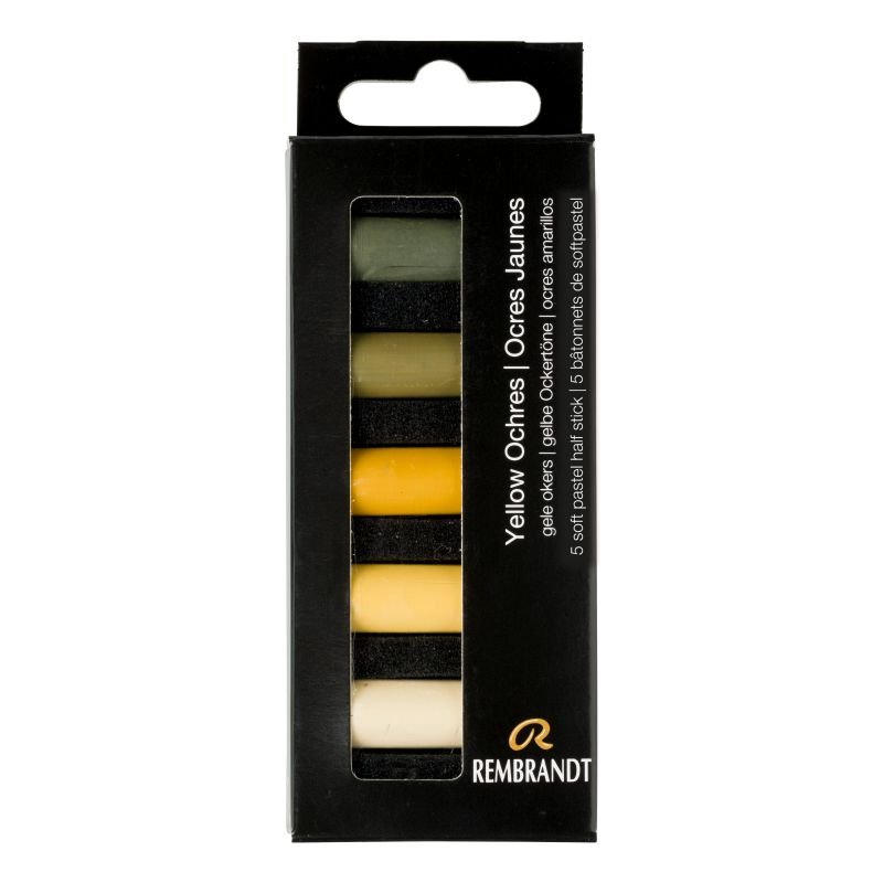 62687-1 REMBRANDT SOFT PASTELS YELLOW OCHRES SET 5 ΤΕΜ - Image 1