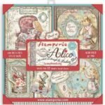 ΜΠΛΟΚ SCRAPBOOKING STAMPERIA 30,5Χ30,5CM 22Φ DOUBLE FACE - ALICE IN WONDERLAND