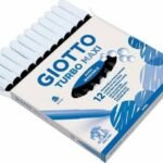 ΜΑΡΚΑΔΟΡΟΙ ΖΩΓΡΑΦΙΚΗΣ ΧΟΝΔΡΟΙ ΜΑΥΡΟ 12ΤΕΜ GIOTTO TURBO MAXI ΠΛΕΝΟΜΕΝΟΙ