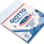 ΜΑΡΚΑΔΟΡΟΙ ΖΩΓΡΑΦΙΚΗΣ ΧΟΝΔΡΟΙ ΣΟΜΩΝ 12ΤΕΜ GIOTTO TURBO MAXI ΠΛΕΝΟΜΕΝΟΙ