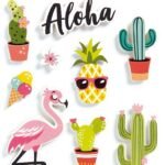 ΑΥΤΟΚΟΛΛΗΤΑ 3D - ALOHA 1φ