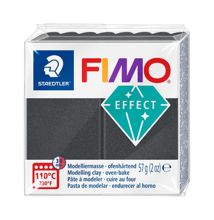 63725-1 STAEDTLER ΠΗΛΟΣ FIMO EFFECT 8010-91 Metallic Steel Grey 57g - Image 1