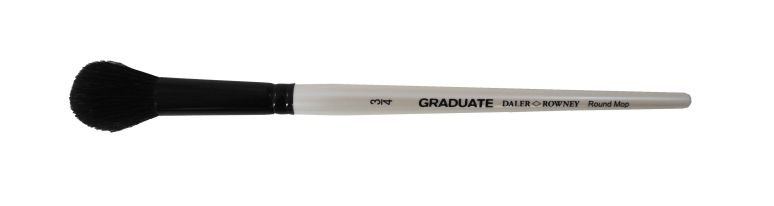 63848-1 ΠΙΝΕΛΟ ROUND MOAT 3/4" ΜΑΥΡΗ ΤΡΙΧΑ GRADUATE ΣΥΝΘΕΤΙΚΟ - Image 1