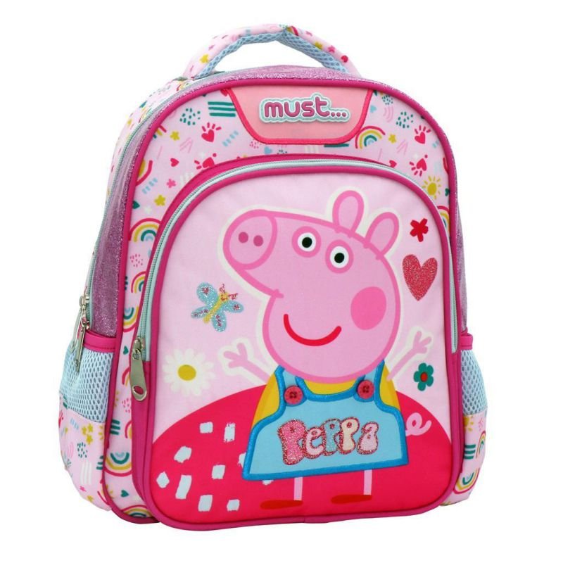 63872-1 ΤΣΑΝΤΑ ΠΛΑΤΗΣ ΝΗΠΙΟΥ "PEPPA PIG" 2 ΘΗΚΕΣ MUST - Image 1