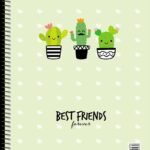 ΤΕΤΡΑΔΙΟ ΣΠΙΡΑΛ "BEST FRIENDS" 21x29/60ΣΕΛ-1 ΘΕΜΑ (ΣΥΣΚ-10ΤΕΜ)