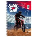 ΤΕΤΡΑΔΙΟ ΣΠΙΡΑΛ "NO PAIN NO GAIN" 17x25/120ΣΕΛ-2 ΘΕΜΑΤΑ (ΣΥΣΚ-10TEM) - Image 2