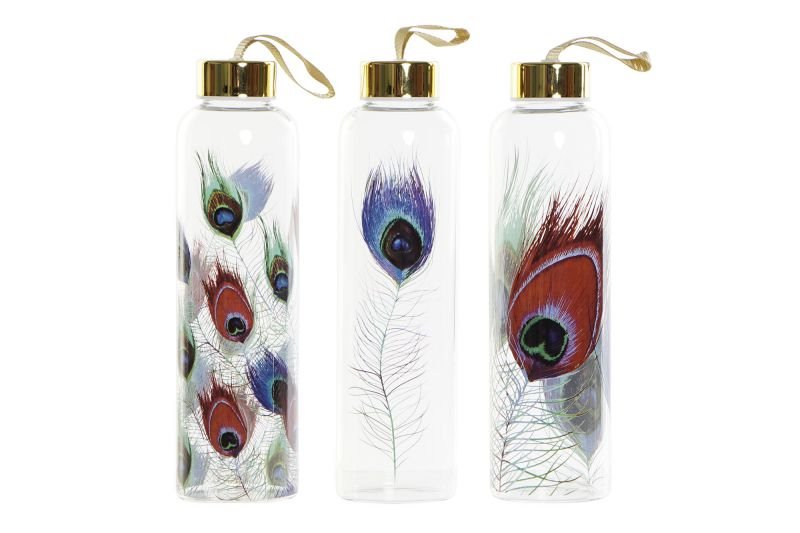 ΠΑΓΟΥΡΙ 6,5X6,5X23 550ML PEACOCK 3 ΣΧΕΔΙΑ