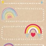 ΕΤΙΚΕΤΕΣ ΑΥΤΟΚΟΛΛΗΤΕΣ ΣΧΟΛΙΚΕΣ RAINBOW BSB