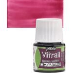 ΣΜΑΛΤΟ (ENAMEL) VITRAIL Red Violet 45ml TRANSPARENT PEBEO