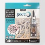 ΣΕΤ ΕΠΙΧΡΥΣΩΣΗΣ 3 ΑΣΗΜΕΝΙΑ ΦΥΛΛΑ-ΚΑΘΡΕΦΤΗ+RELIEF PASTE 20ml GEDEO PEBEO