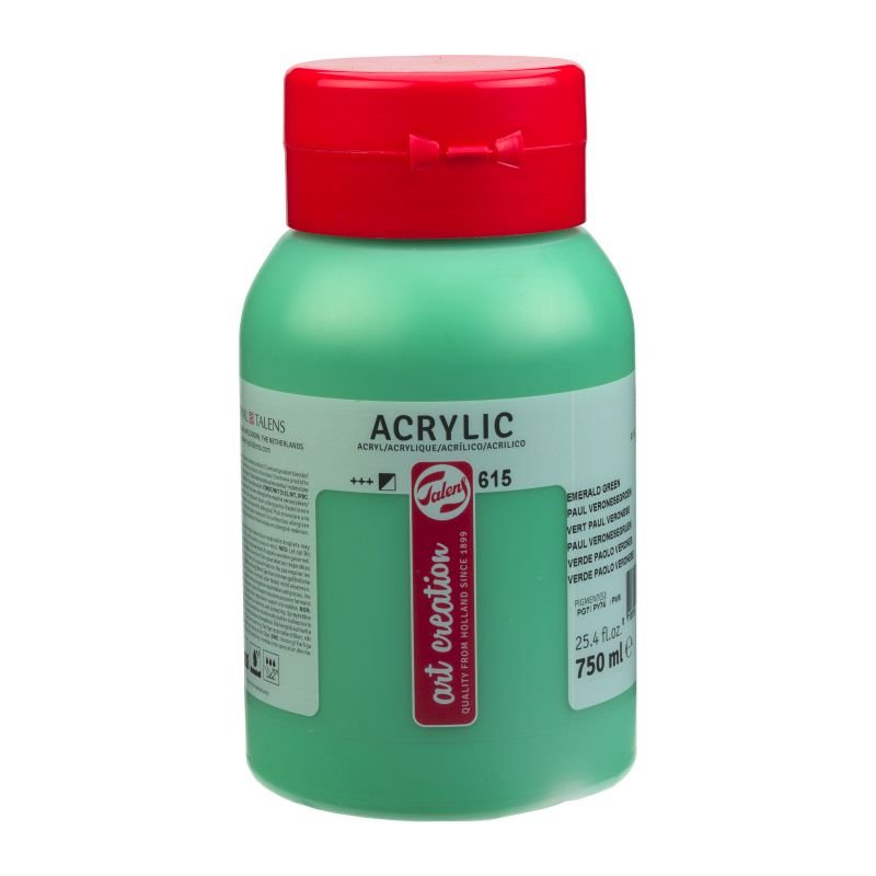 64755-1 ΑΚΡΥΛΙΚΟ ΧΡΩΜΑ ART CREATION 750ml 615 Emerald Green - Image 1