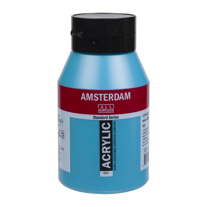 64916-1 ΑΚΡΥΛΙΚΟ AMSTERDAM 1L No.522 Turquoise Blue - Image 1