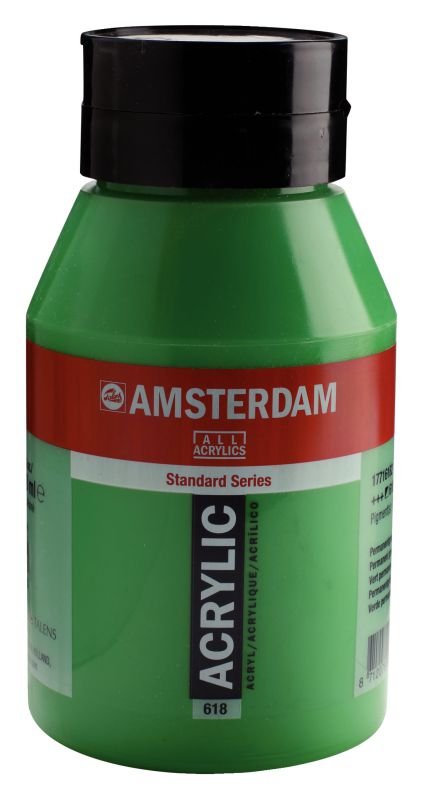 64925-1 ΑΚΡΥΛΙΚΟ AMSTERDAM 1L No.618 Permanent Green Light - Image 1