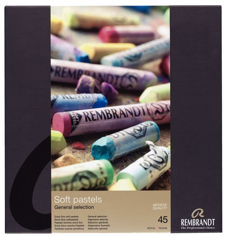 ΣΕΤ SOFT PASTELS CARDBOARD REMBRANDT 45 ΤΕΜ