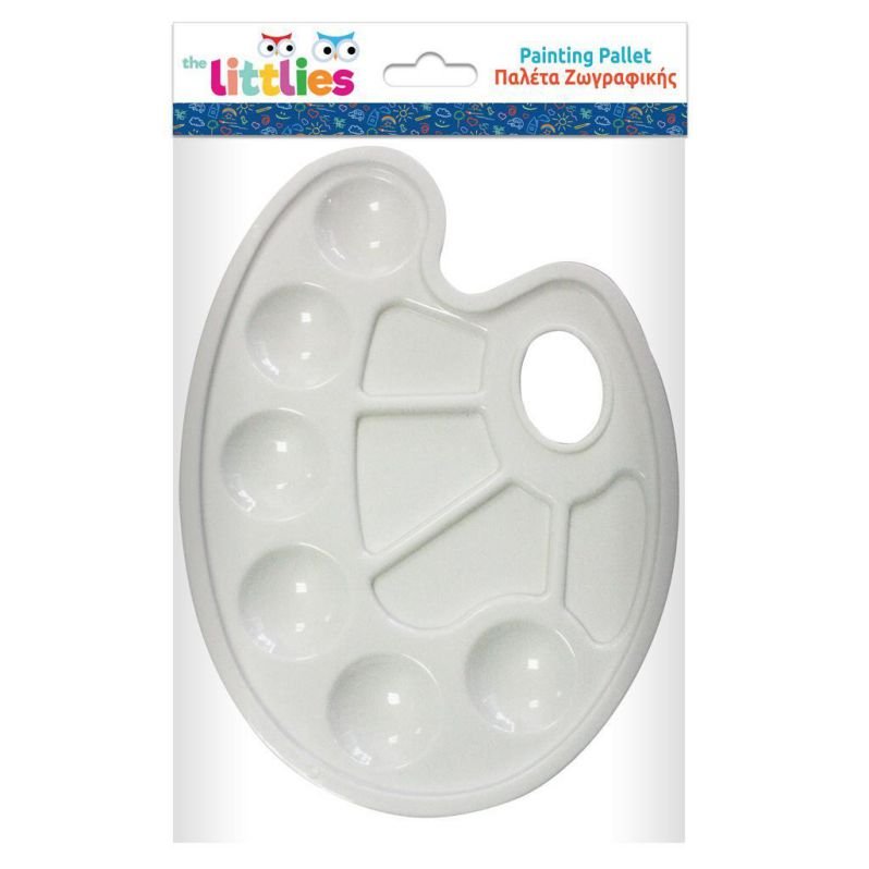 65252-1 ΠΑΛΕΤΑ ΖΩΓΡΑΦΙΚΗΣ THE LITTLIES OVAL ΠΛΑΣΤΙΚΗ 10 ΘΕΣΕΩΝ - Image 1