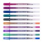 ΜΑΡΚΑΔΟΡΟΙ GELLY GOLD SILVER SHADOW SET 10 COLOURS - Image 2
